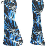 Spring Summer A-Line Elastic High-waist Long Pencil Skirt for Women 2023 Printed Maxi Skirt Faldas Largas Mujer Para