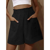 Cotton Linen Bud High Waist Fashion