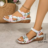 Sandals New Color Thick Background Fashion Slopers Sandals Large Size Women's Shoes Magic With Light Women's