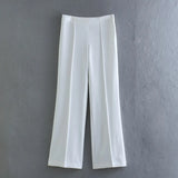 And Dress Blazer 231018 Straight-Fits High-Rise Trousers 2216118