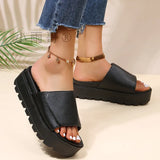Bottom Cool Slippers Women Wear 2025 New Pine Pastry Beach Shoes Magic Sticker Slippers In The