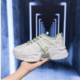 Old Dad Shoes Women 2025 Summer New Breathable Thick Bottom Increase Casual Shoes Korean Version Of Student Running