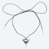 Coquette Barbed Heart Bow Tie
