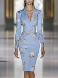 Women's Dress In Autumn And Winter 2025 Holiday Fashion Style And Printed