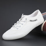 The Autumn Of 2025, The New Men's Shoes Breathable Canvas Shoes Korean Version Of The Leisure Old Beijing Cloth Shoes Small White