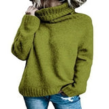 Fashion Turtleneck Long-sleeved Pullover Knitted