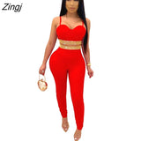 Off Shoulder Women Suit Diamond Pullover Strapless Bodycon Outfit Tracksuit Women Party Night Clubwear Outfit Women