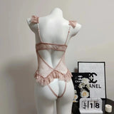 Sexy Pajamas Women 2025 New Pure Lust Style Lace Summer Thin Sling Joint Pajamas