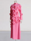 Fashion Casual Style Dress Women's 2025 Spring New Lead Women's Dress Embroidery Splicing High-End