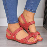 2025 Fish Mouth Flat Bottom Magic Stick Breathable Slope And Dew Casual Sandals