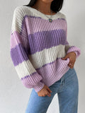 And Winter Long-Sleeved Jacket Sweater Casual Loose Lazy Wind Knitting Top
