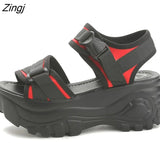 2023Women Sandals Women Platform Wedge Sandals 6cm High Heels Women Shoes Summer Sneakers Sandalia Mujer Zapatos De