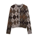 Women's Clothing Loose Casual Round-Neck Long-Sleeved Knitted Jacket In Autumn