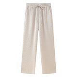 Explosion Women's Ins Wrinkled Blazer Casual Trousers