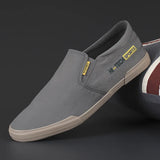 Men's Shoes Korean Version Of Fashion Casual Shoes Pure Color Trend Shoes One Foot Lazy Shoes Set Sail Canvas Shoes Flat Plate