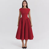 Autumn And Winter New Women's Fashion Temperament Sexy Back To Repair Solid Color