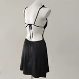 Pajamas Woman 2025 New French Embroidery Pure Lust High-End Feel With Chest Cushion Ice Ribbon Aja Mons裙