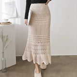 Crochet Design Midi Skirt- Outfit