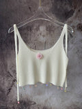 Zingj Elf Clever Small Butterfly Condole Belt Vest Female Ribbon Sweet Girl Feeling Small Sweet Sister