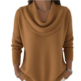 Women's Autumn And Winter New Solid Color Long-Sleeved Top