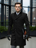2025 Autumn And Winter With Lining Burst Single Hairs, The Coat Man Thickths The Double Clasp Of The