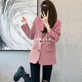 Zingj Spring And Autumn New Small Suit Jacket Female Hot Style Temperament Leisure Slim Show Thin Students Small Suit