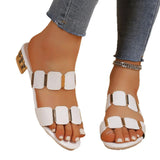 Women Wear 2025 New Fairy Wind And Fashion Large-Size Cool Slippers High Heels Women's Shoes In The