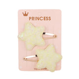 Glitter Cartoon Cartoon Love Heart Crown Hair Clips For Girls Handmade Hairpins Boutique Barrette Kids Hair