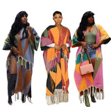 Zingj New Women's Wear Casual Color Tassel Knit