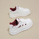 Women's Shoes 2025 New Thick Soles To Increase The Small Casual Sneakers In The Tide Of Students White