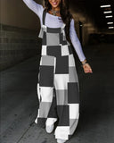 Zingj New Fall Print Waist Strap Enders Trousers