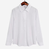 Velvet Shirt Women's Autumn And Winter 2025 New Design Sense Small Long-Sleeved Shirt Under The College Wind Thicker