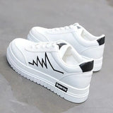 White Shoes Women 2025 Spring And Summer New Female Casual Shoes Korean Version Of Fashion Student Shoes Lightweight Breathable Flat Plate