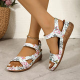 Sandals New Color Thick Background Fashion Slopers Sandals Large Size Women's Shoes Magic With Light Women's
