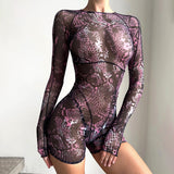 Summer New Mesh Trousers Sexy Hot Girl Prints Tight Height Waist