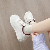 Women's Shoes 2025 New Thick Soles To Increase The Small Casual Sneakers In The Tide Of Students White