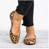 Summer New Shallow Mouth Tight Strap Round Head Women's Shoes Flat Floor Dance Mother Single Shoe