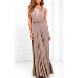 Cross-Back Sexy Tie Dress Long Dress