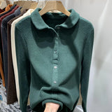 De-Velvet Shirt Bottomed Women 2025 Autumn And Winter Exquisite Collared Temperament Fashion Warm Inside The