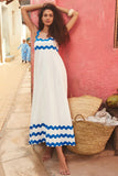 Zingj Southeast Asia New Small Flower Wave Sling Skirt High-End Temperament A-Line