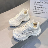 Durian Thick-Bottom Old Dad Shoes Women's 2025 Summer Thin Mesh Breathable Ins Tide Sports Casual