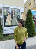 White With Soft Knitted Cardigan Female Retro Buckle Gray Wool Sweater Coat In