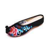 Zingj Colorful Cloud Embroidery National Wind Plate Buckle Warped Head Cloth Shoes Bag Toe Summer Cool Slippers Women's
