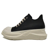 Men's Shoes Spring And Summer New Low-Help Canvas Breathable Students With Thick Soles To Increase High Shoes Women's