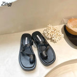 Women Slippers Flip Flops Shoes Summer Female Sandals Woman Flat with Slides Fashion for Ladies Slippers Outside