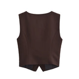 New Side Fork Vest 2010702 Belt 100 Folded Trousers