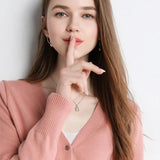 Women's cardigan sweater spring and autumn single-breasted sweater women's loose all-match top