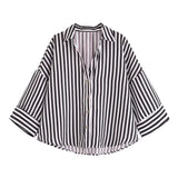 New Women's Fashion Set Simple Linen-Blend Long-Sleeved