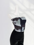 Zingj Anti-Slip Double Mesh Wipe Chest Top Design Sense Short Beautiful Inside The Hot Girl Outside The Vest