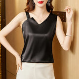 for Women 2023 Spring New Tank Tops Basic Suspender Vest Bottom Womens Tops Printed Women's Blouses V-neck Elegant